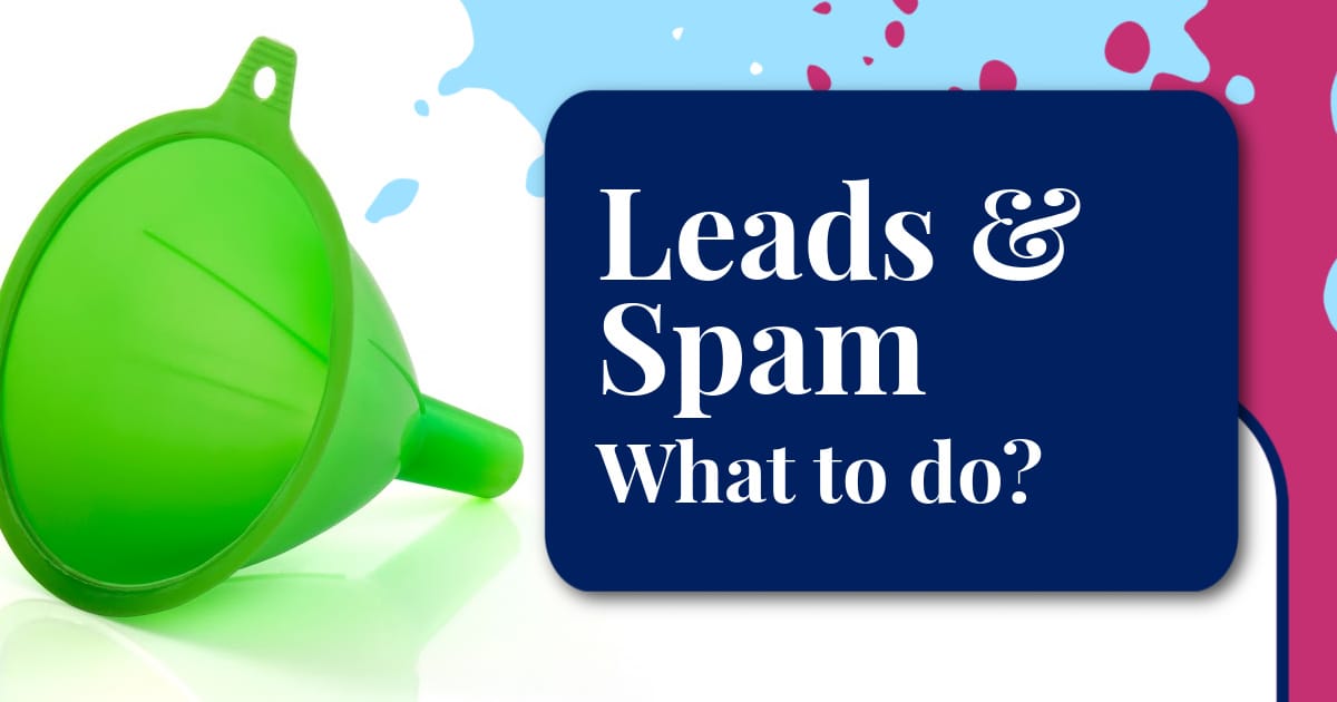 Funnel with title - Leads & Spam, what to do?
